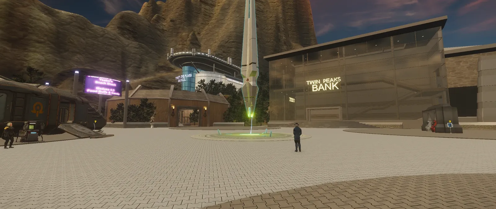 Original in-world screenshot of Twin Peaks City