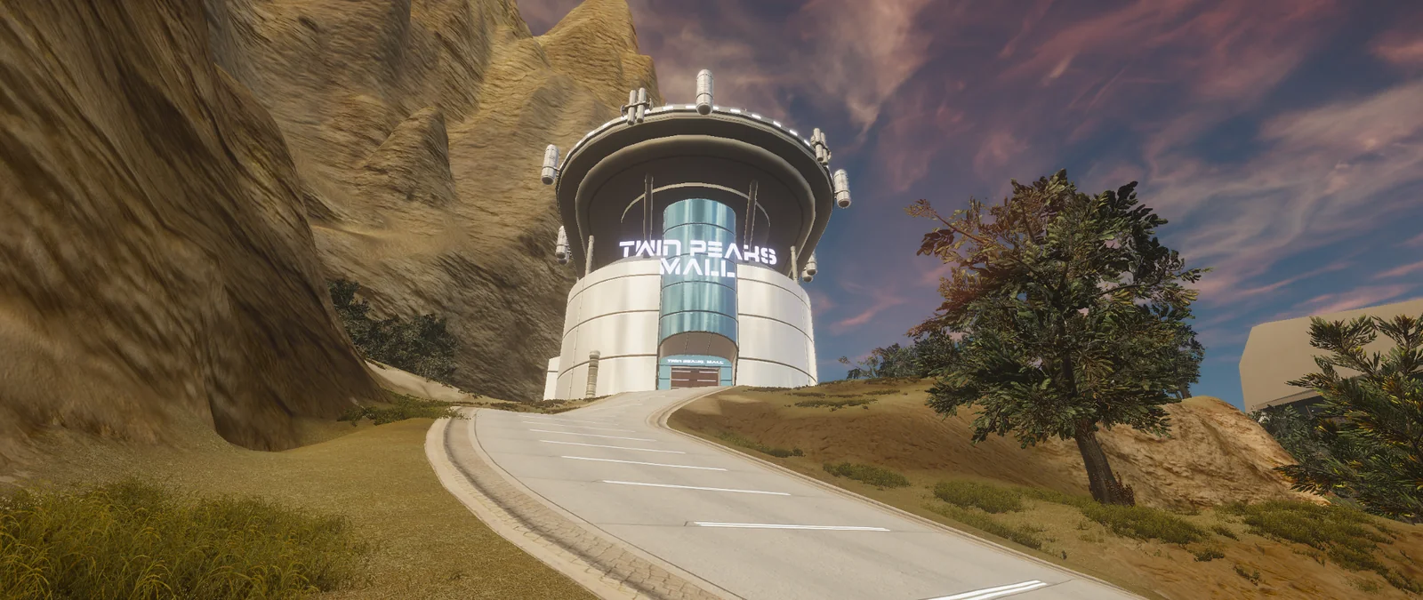 Original in-world screenshot of Twin Peaks Mall